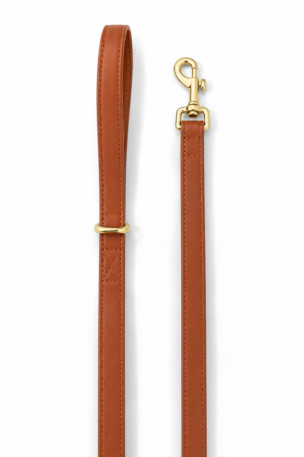 Caramel Classic Vegan Leather Leash