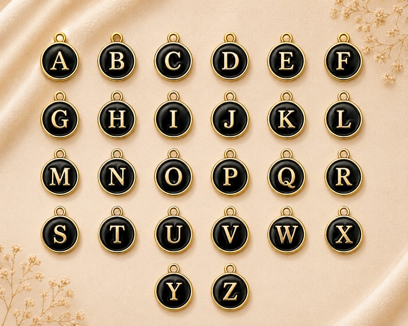 The Noir Signature Alphabet Charm