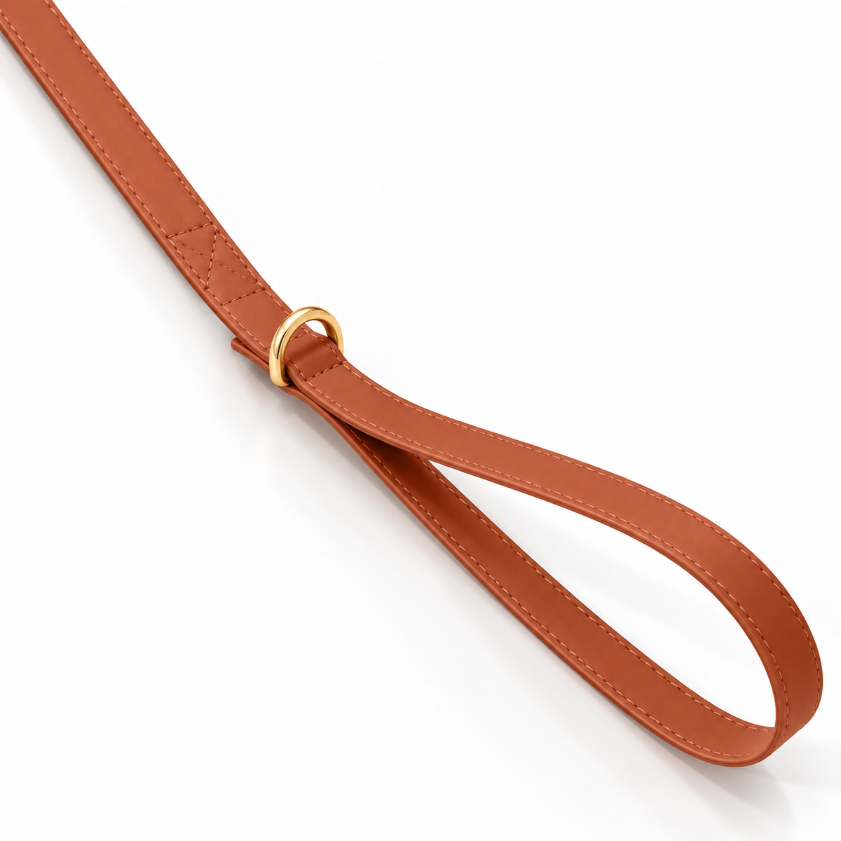 Caramel Classic Vegan Leather Leash