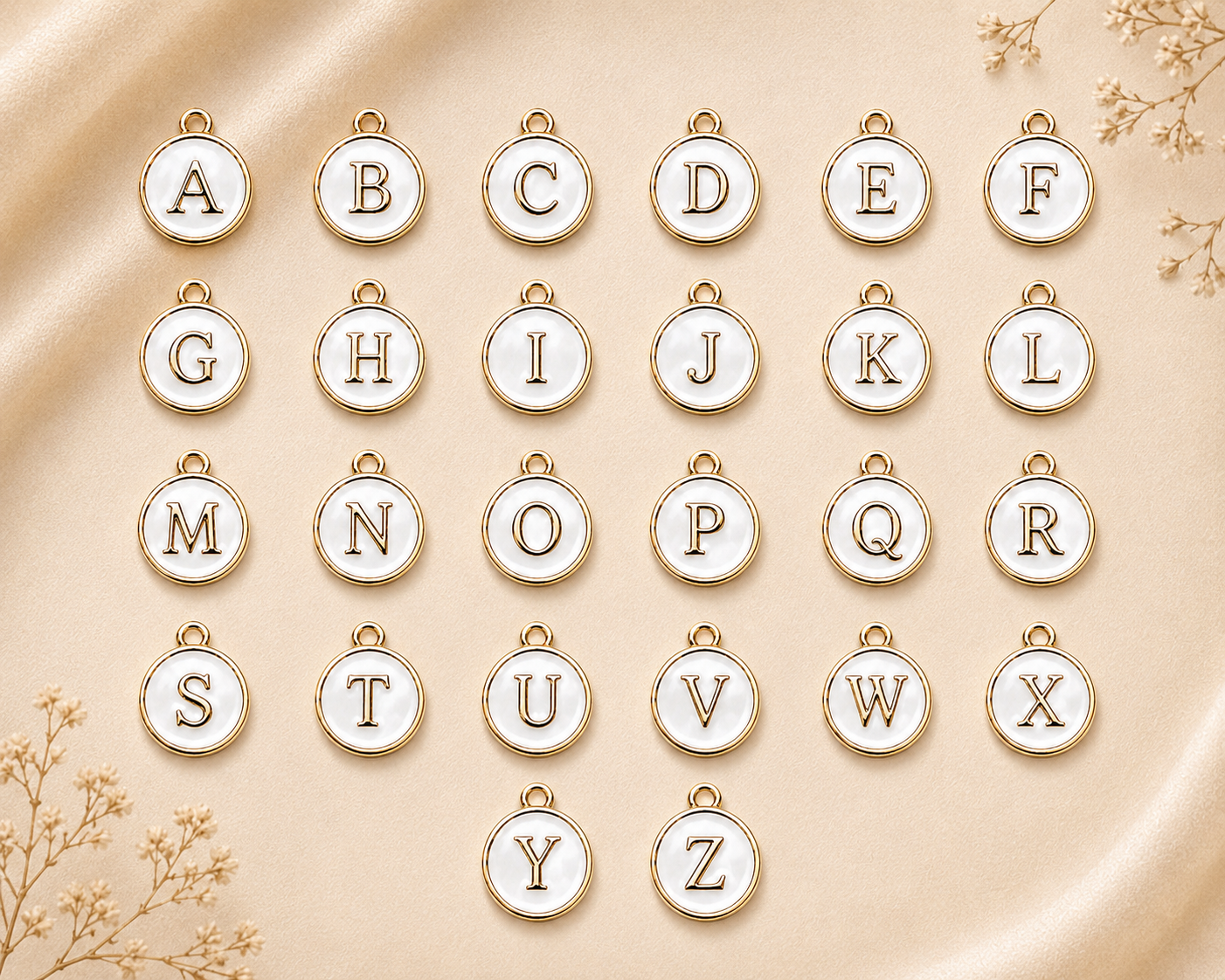 The Classic Ivory Alphabet Charm