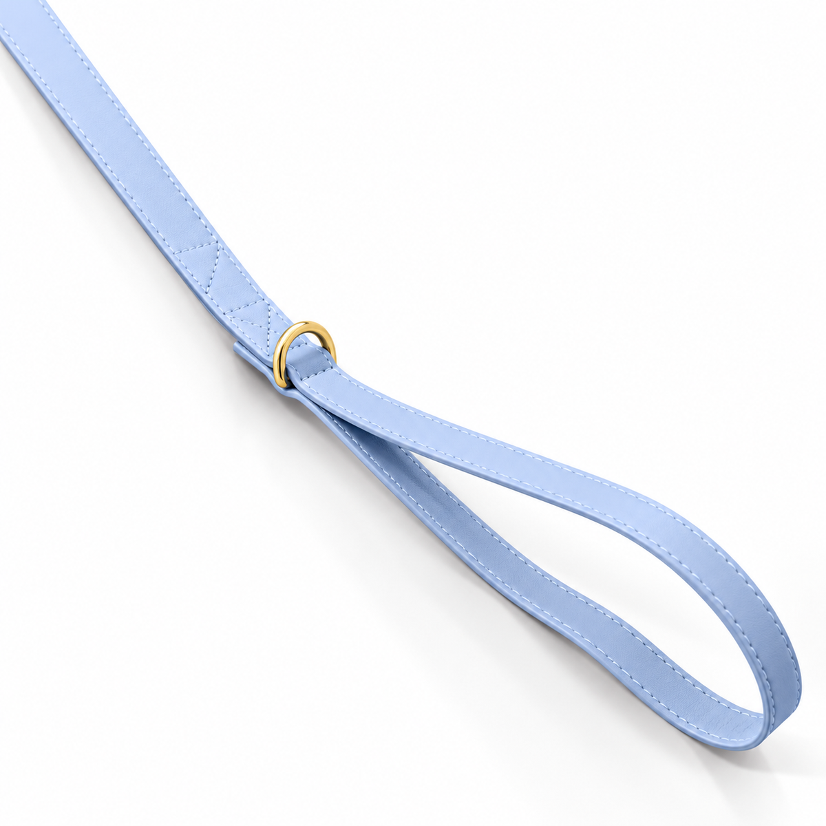 Powder Blue Vegan Leather Leash