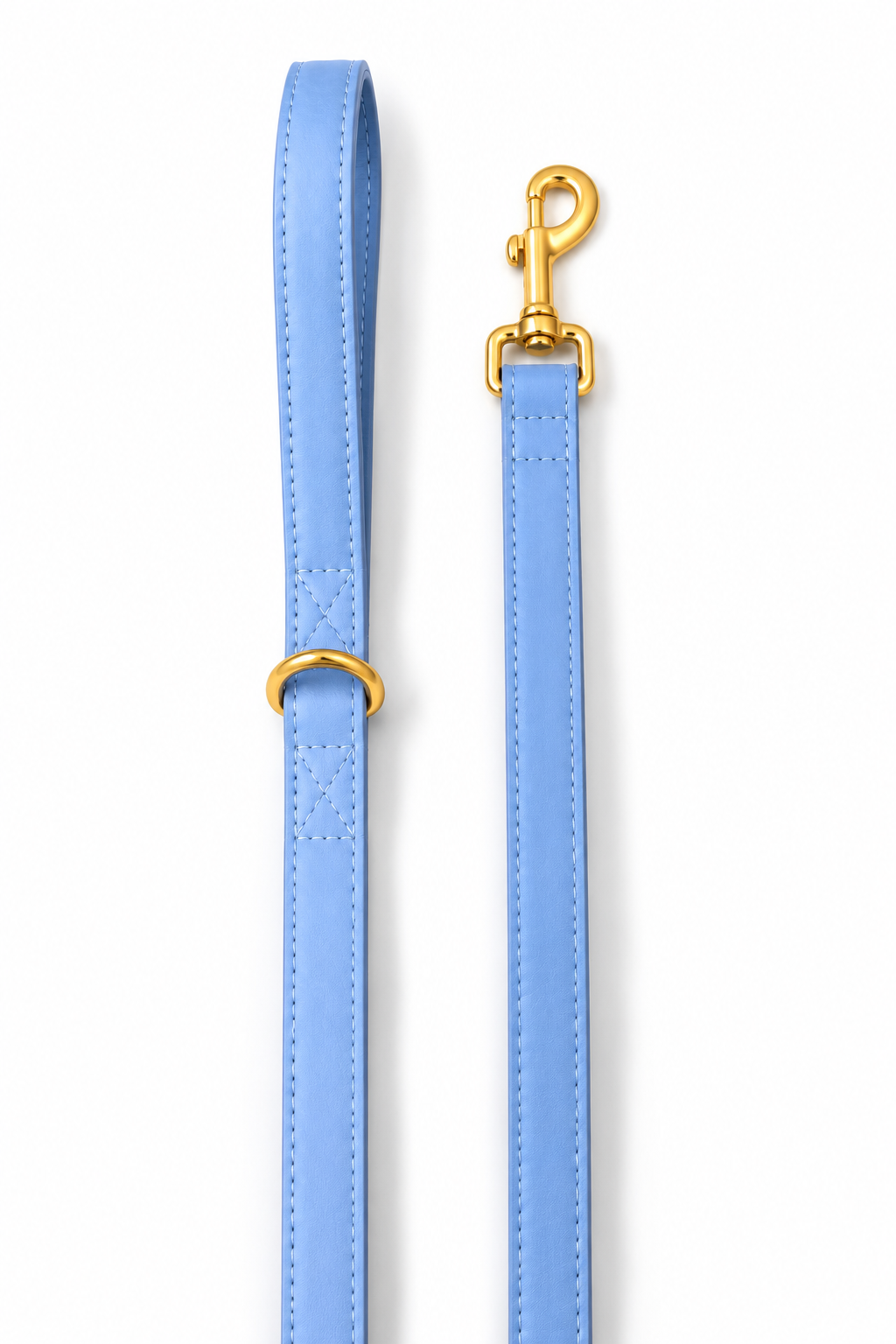 Powder Blue Vegan Leather Leash