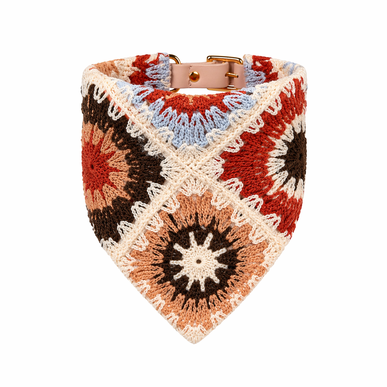Crochet Bloom Bandana