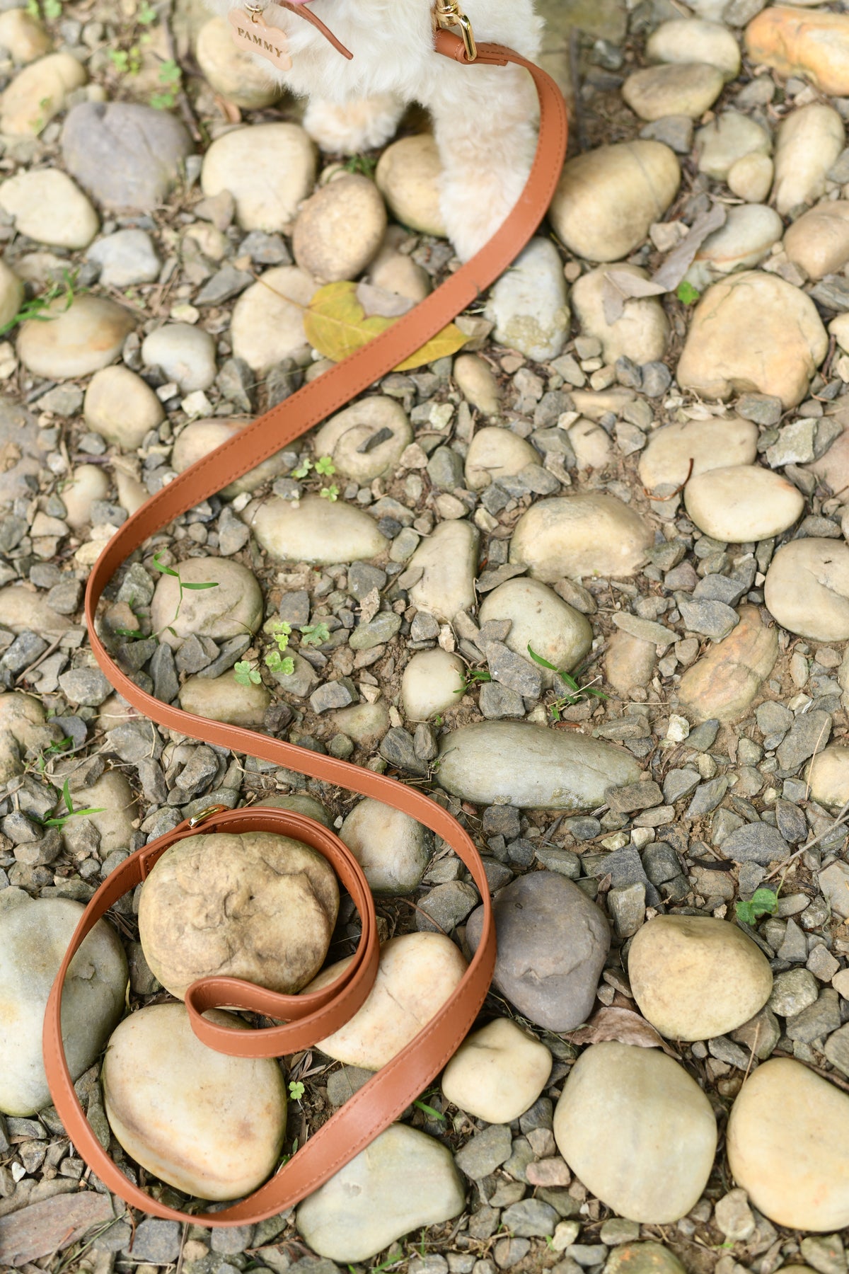 Caramel Classic Vegan Leather Leash