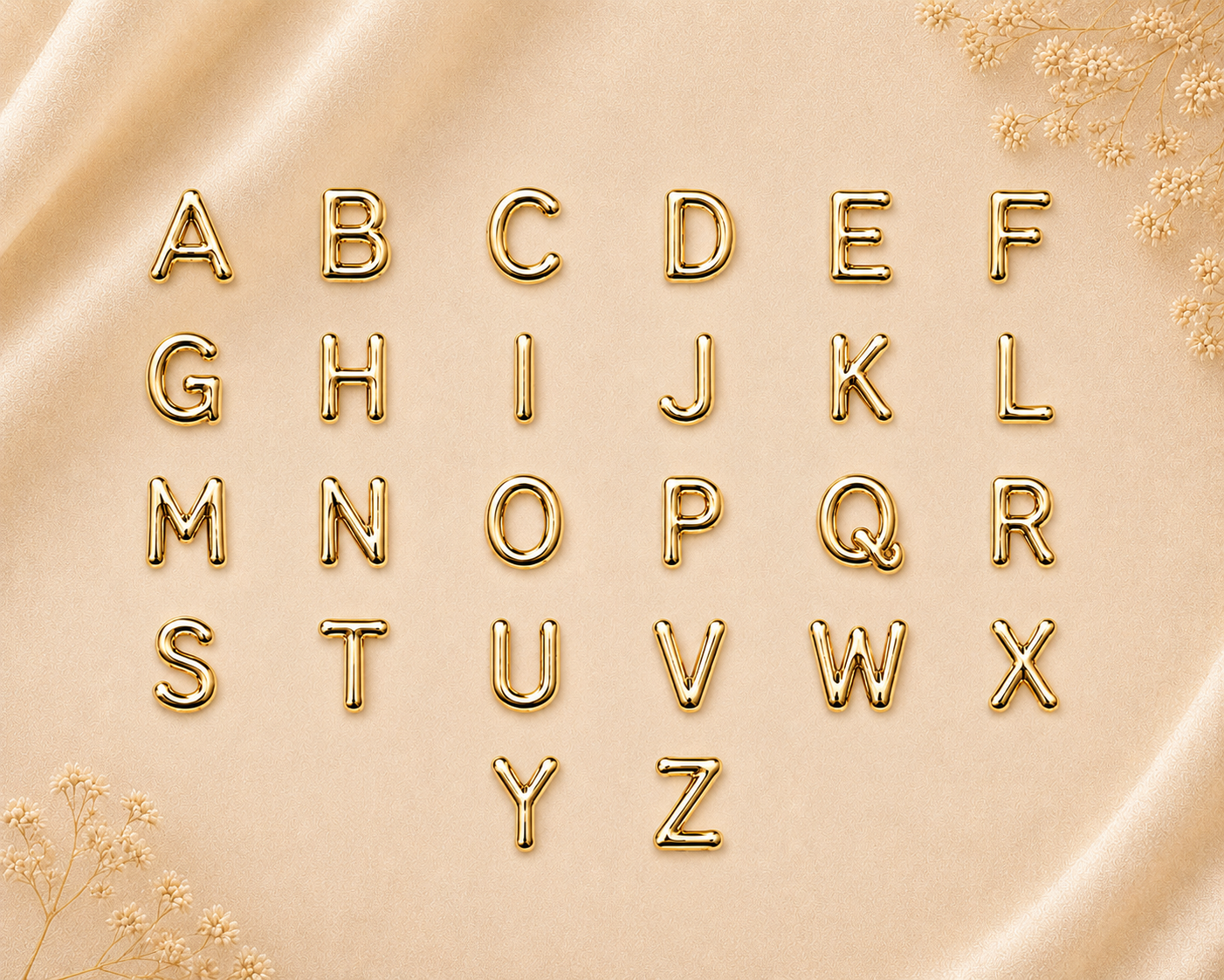 The Luxe Letter Alphabet Charm