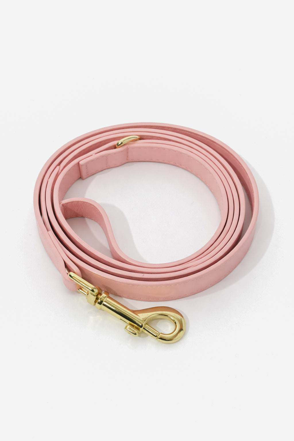 Baby Pink Vegan Leather Leash