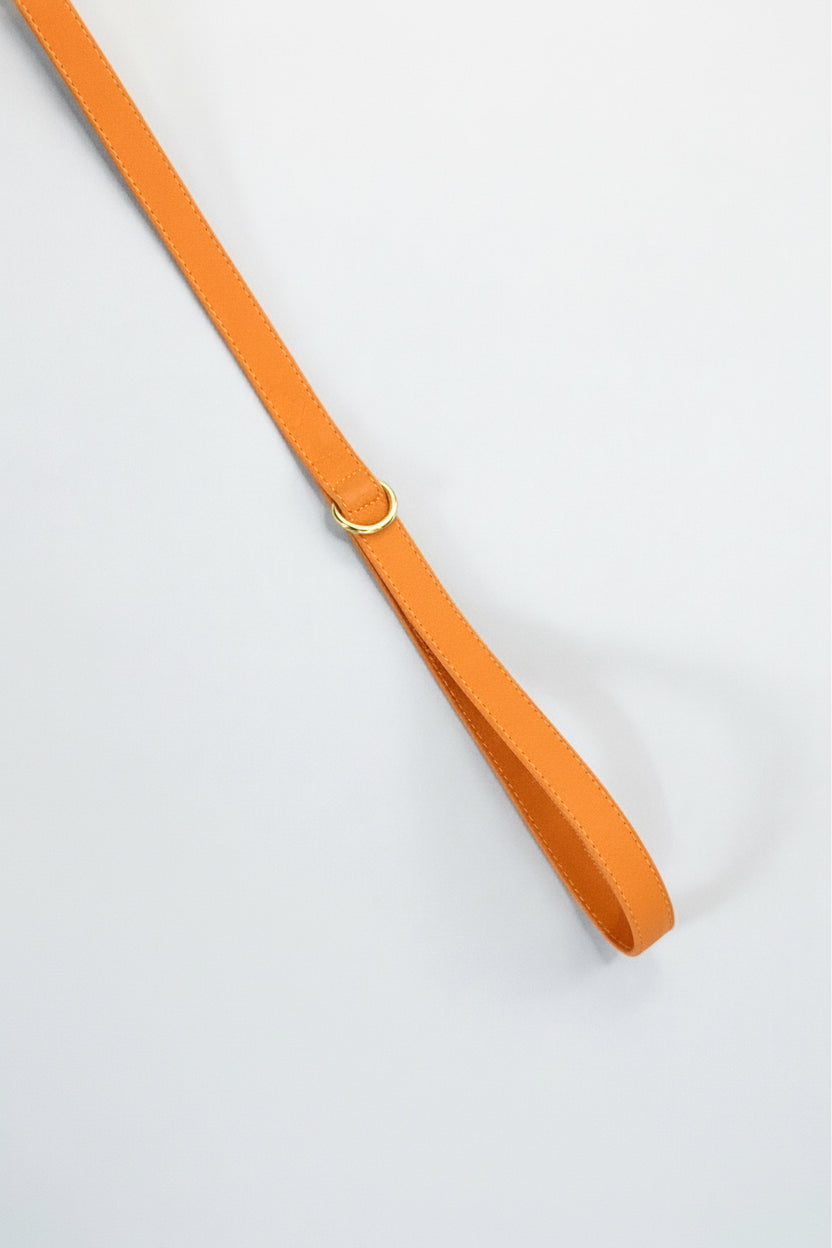 Tangerine Vegan Leather Leash
